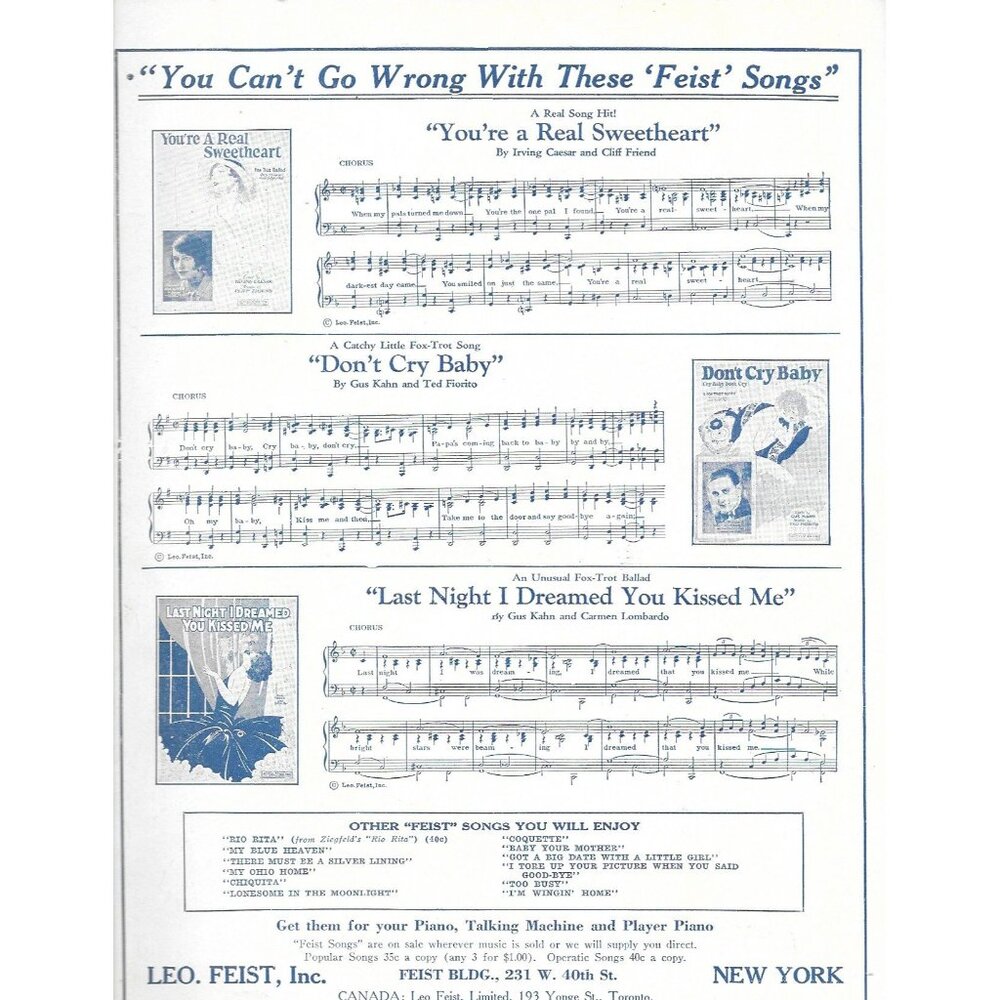 My Ohio Home Sheet Music 1927 Gus Kahn Walter Donaldson Leo Feist Ballad Vintage - Picture 2 of 4